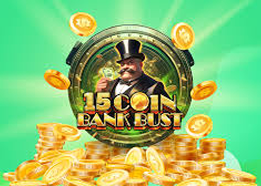 15 Coin Bank Bust