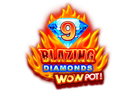 Play 9 Blazing Diamonds Wowpot