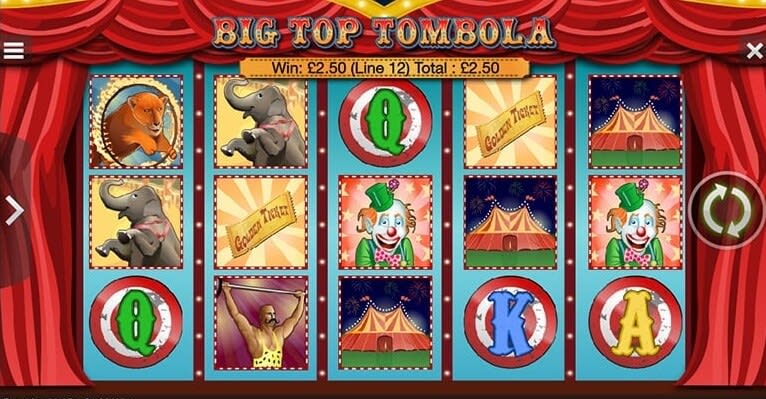 Play Big Top Tombola